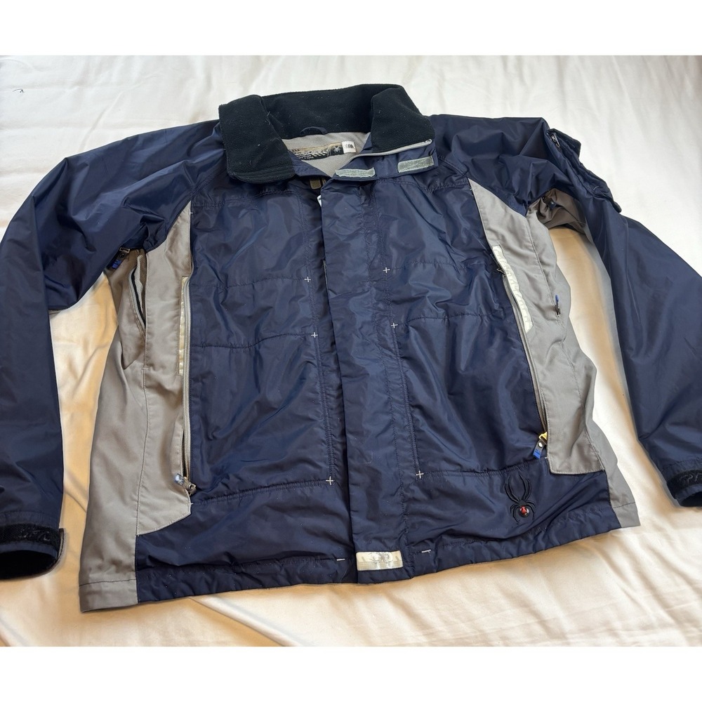 Spyder XT Navy Ski Jacket‎ Thinsulate Men's Size Large Excellent Condition